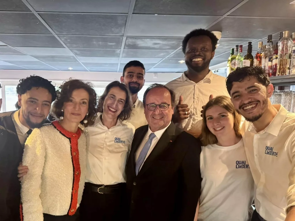 France commits itself and the Freedom Pier